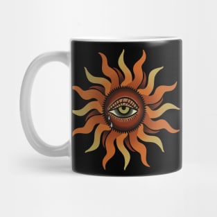 Sad sun Mug